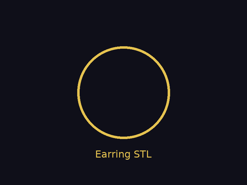Earring STL
